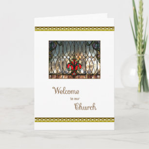 Welkom in onze kerk kaart