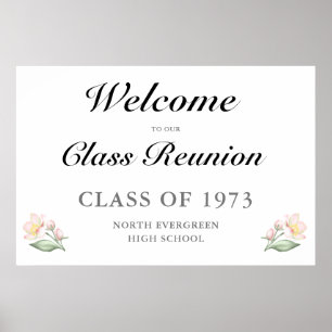 Welkom in onze klasschool Apple Blossom Poster