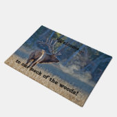 Welkom in onze nek van de bossen! deurmat (Schuin)