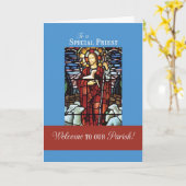 Welkom in onze parochie, Good Shepherd Kaart (Gele Bloem)