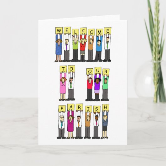 Welkom in onze parochie kaart (Voorkant)