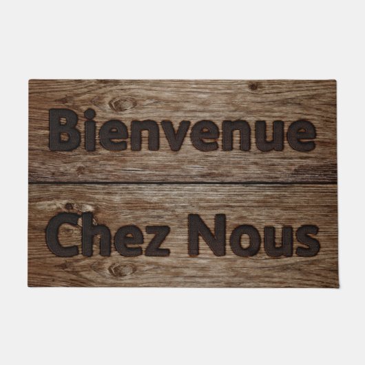 Welkom in onze thuisdeur deurmat (Voorkant)