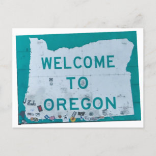 Welkom in Oregon Briefkaart
