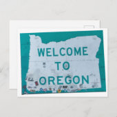 Welkom in Oregon Briefkaart (Voorkant / Achterkant)
