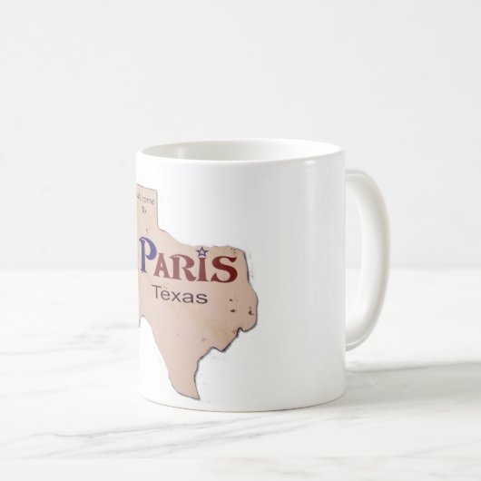 Welkom in Parijs, Texas Koffiemok (Voorkant rechts)