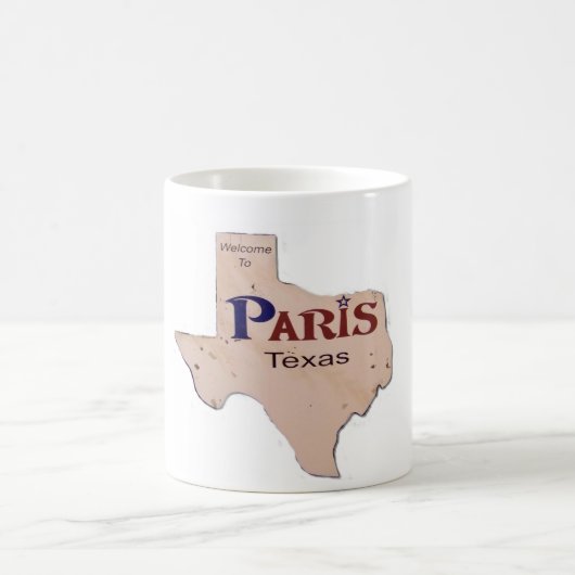 Welkom in Parijs, Texas Koffiemok (Center)
