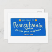 Welkom in Pennsylvania Notitieboek Briefkaart (Voorkant / Achterkant)