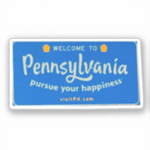 Welkom in Pennsylvania Sticker (Voorkant)