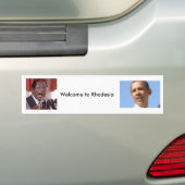 Welkom in Rhodesia Bumpersticker (Op auto)