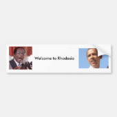 Welkom in Rhodesia Bumpersticker (Voorkant)