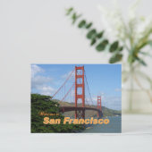 Welkom in San Francisco - Golden Gate Bridge Briefkaart (Staand voorkant)