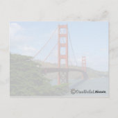 Welkom in San Francisco - Golden Gate Bridge Briefkaart (Achterkant)