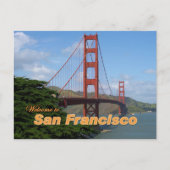 Welkom in San Francisco - Golden Gate Bridge Briefkaart (Voorkant)