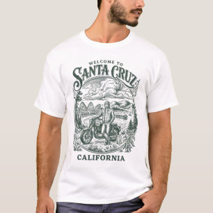 Welkom in Santa Cruz, Californische kust T-shirt