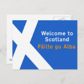 Welkom in Schotland, Sign, VK Briefkaart (Voorkant / Achterkant)