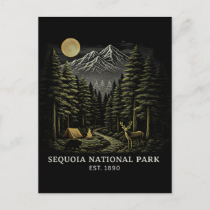 Welkom in Sequoia National USA Park Briefkaart