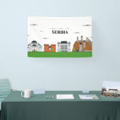 Welkom in Servië Spandoek (Beurs)