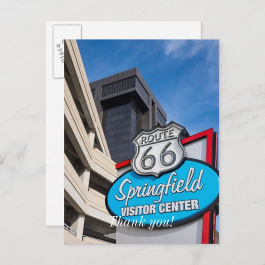 Welkom in Springfield Briefkaart (Voorkant / Achterkant)