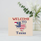 Welkom in Texas Briefkaart (Staand voorkant)