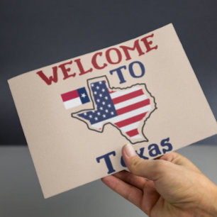 Welkom in Texas Briefkaart