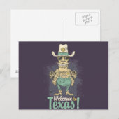 Welkom in Texas Briefkaart (Voorkant / Achterkant)