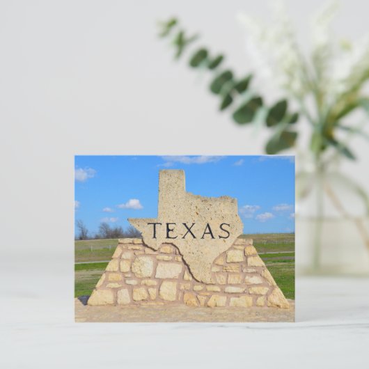 Welkom in Texas Briefkaart (Staand voorkant)