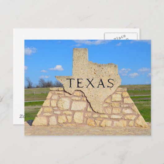 Welkom in Texas Briefkaart (Voorkant / Achterkant)