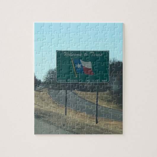 Welkom in Texas Jigzaag Puzzle Legpuzzel (Verticaal)