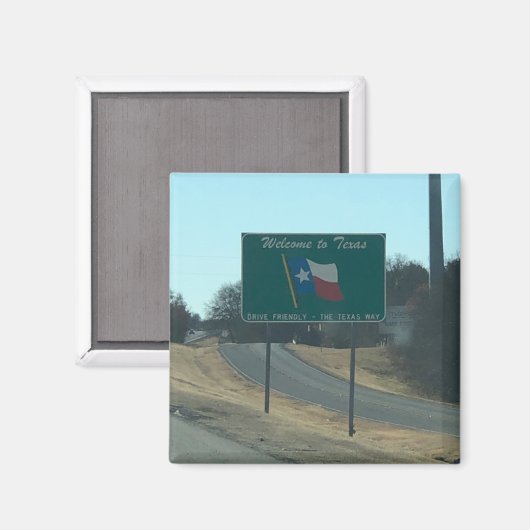 Welkom in Texas Magnet (Voorkant / Achterkant)