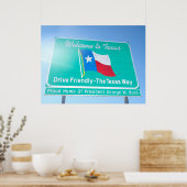 Welkom in Texas! Poster (Keuken)
