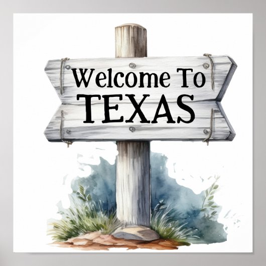 Welkom in Texas Poster (Voorkant)