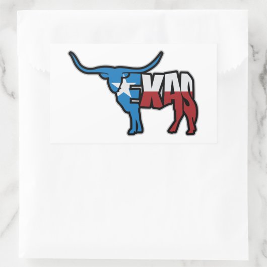 Welkom in Texas Rechthoekige Sticker (Tas)