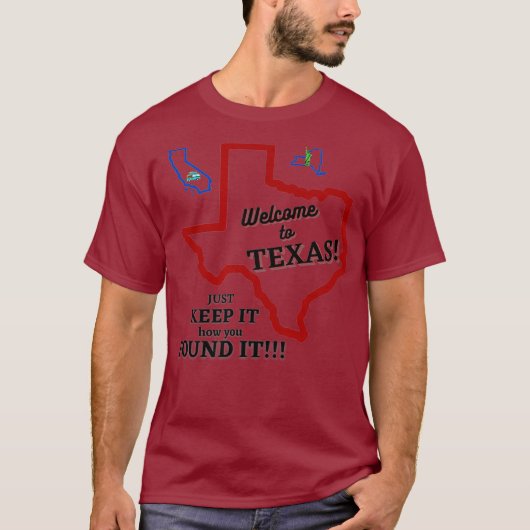 Welkom in Texas T-shirt (Voorkant)