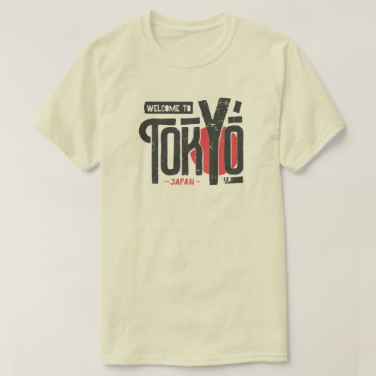 Welkom in Tokio Japan | Retro |  obscure T-shirt (Design voorkant)