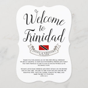 Welkom in Trinidad   Huwelijksfavoriet Kaart