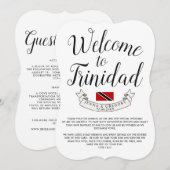 Welkom in Trinidad | Trouwcadeau Kaart (Voorkant / Achterkant)