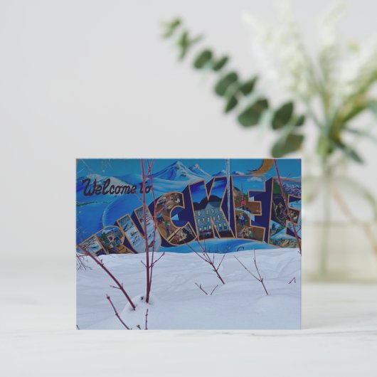 Welkom in Truckee! Briefkaart (Staand voorkant)