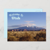 Welkom in Utah Briefkaart (Voorkant / Achterkant)