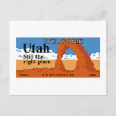 Welkom in Utah - VS Briefkaart (Voorkant)