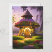 Welkom in uw huis aankondiging (Achterkant)