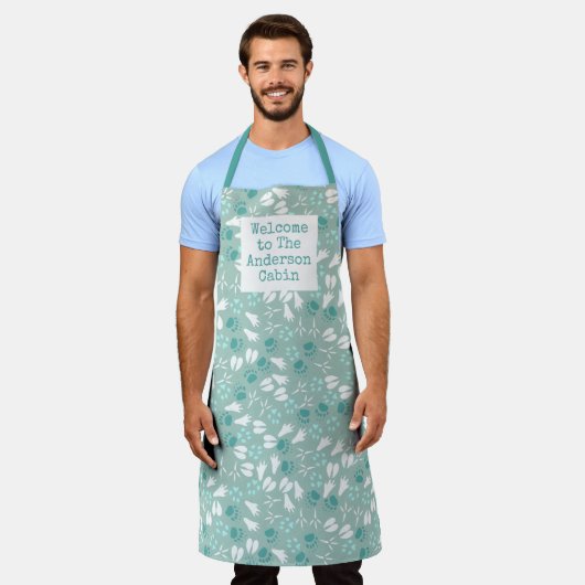 Welkom in uw hut waar wilde dingen zwerven schort (Gedragen)