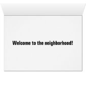 Welkom in veel talen White Personaliseren (Binenzijde Horizontaal (Onderkant))