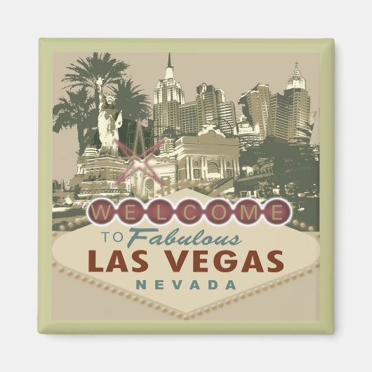 Welkom in Vegas Magneet (Voorkant)