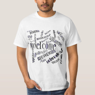 "Welkom" In Verschillende Talen POP ART-VERSIE T-shirt