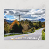 Welkom in Virginia Briefkaart (Voorkant)