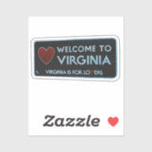 Welkom in Virginia Sticker (Vel)