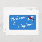 Welkom in Virginia - Verenigde Staten Briefkaart (Voorkant / Achterkant)