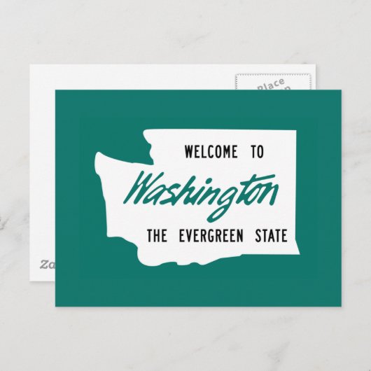 Welkom in Washington, VS Briefkaart (Voorkant / Achterkant)