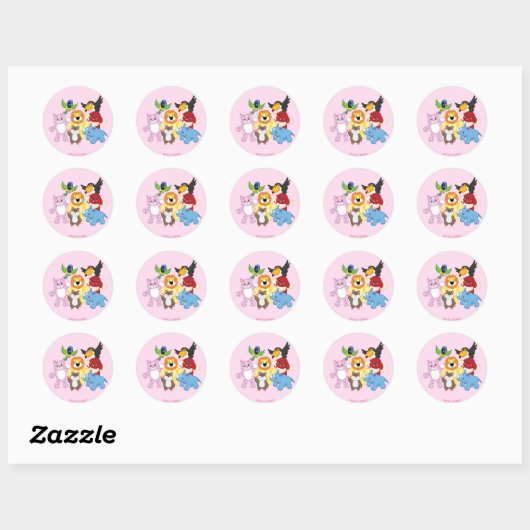 Welkom in Webkinz! Ronde Sticker (Vel)