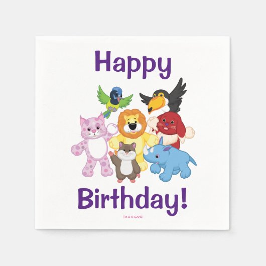 Welkom in Webkinz! Servetten (Voorkant)